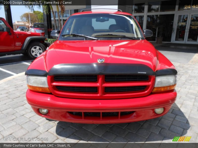 Flame Red / Camel 2000 Dodge Durango SLT