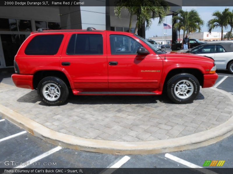 Flame Red / Camel 2000 Dodge Durango SLT
