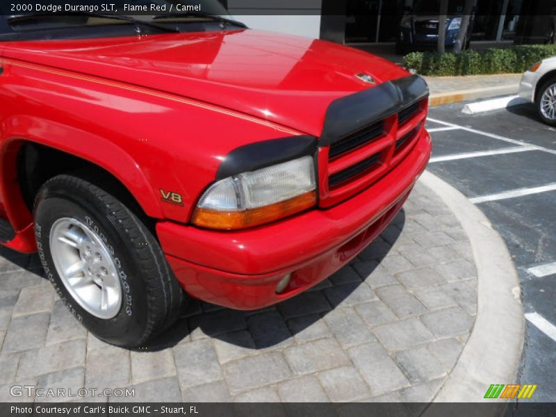 Flame Red / Camel 2000 Dodge Durango SLT