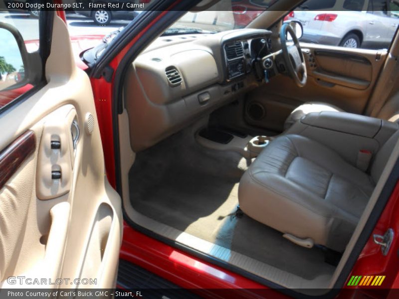 Flame Red / Camel 2000 Dodge Durango SLT