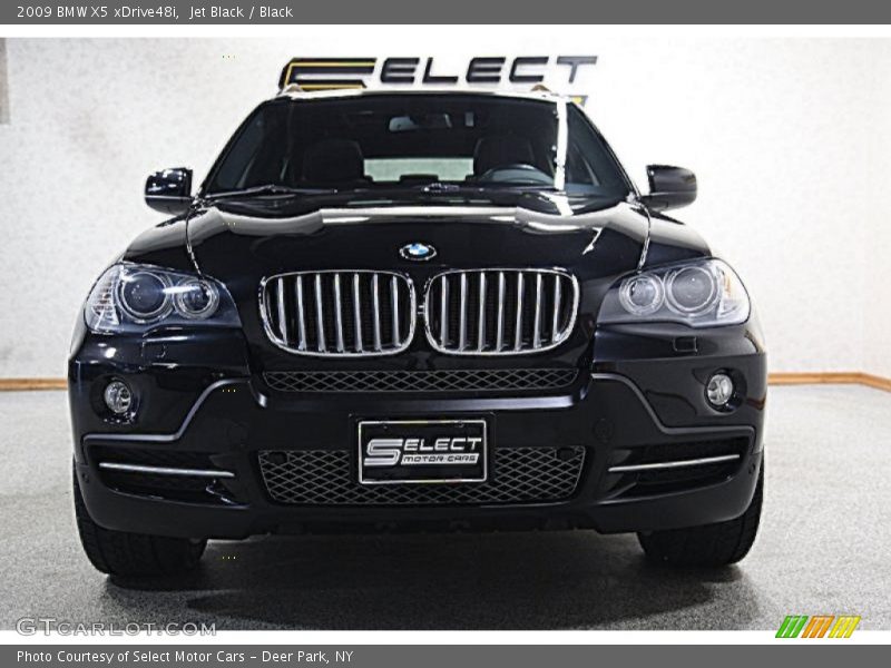 Jet Black / Black 2009 BMW X5 xDrive48i