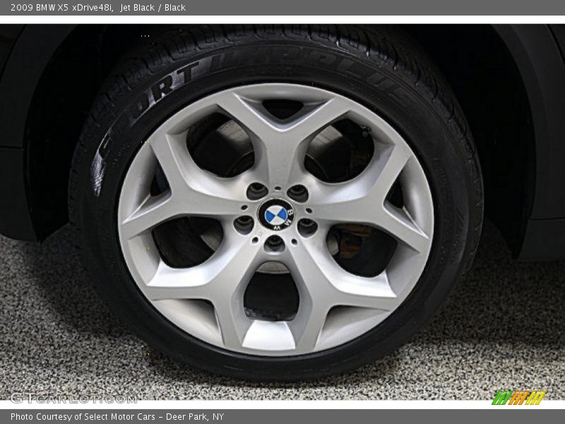 Jet Black / Black 2009 BMW X5 xDrive48i