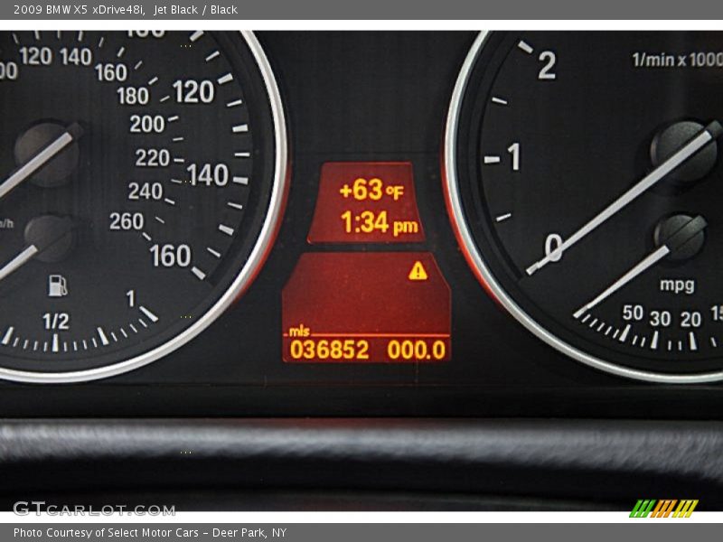 Jet Black / Black 2009 BMW X5 xDrive48i