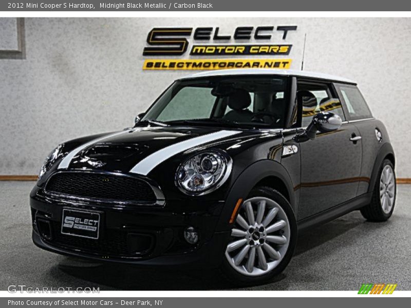Midnight Black Metallic / Carbon Black 2012 Mini Cooper S Hardtop