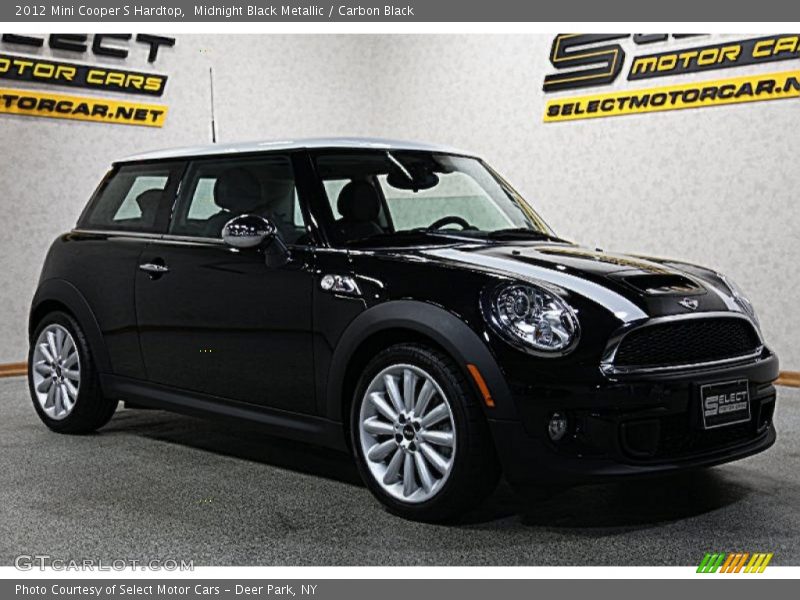 Midnight Black Metallic / Carbon Black 2012 Mini Cooper S Hardtop