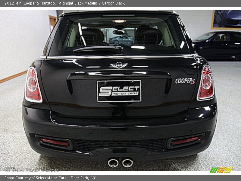 Midnight Black Metallic / Carbon Black 2012 Mini Cooper S Hardtop
