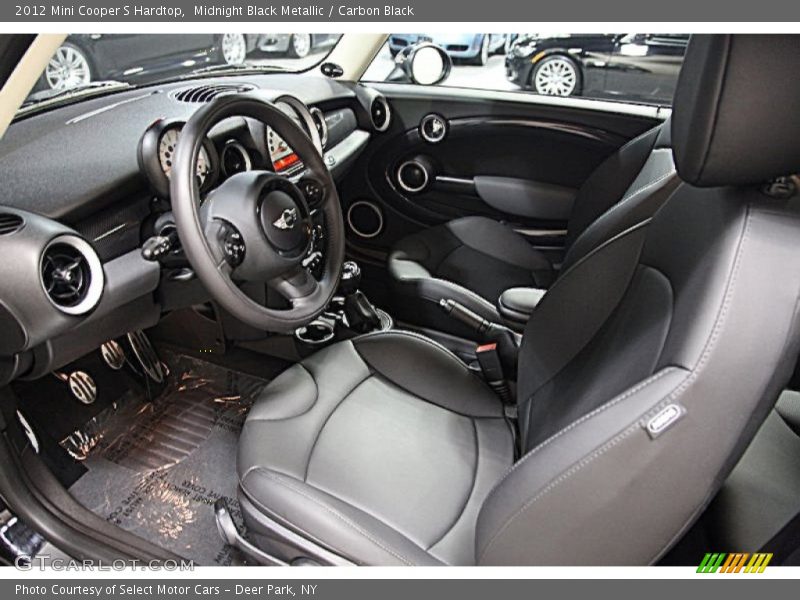Midnight Black Metallic / Carbon Black 2012 Mini Cooper S Hardtop