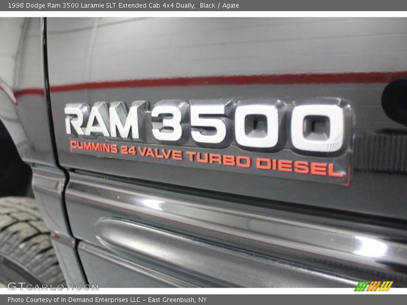 Black / Agate 1998 Dodge Ram 3500 Laramie SLT Extended Cab 4x4 Dually