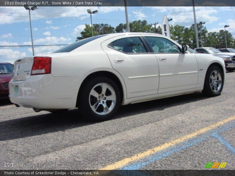 Stone White / Dark Slate Gray 2010 Dodge Charger R/T