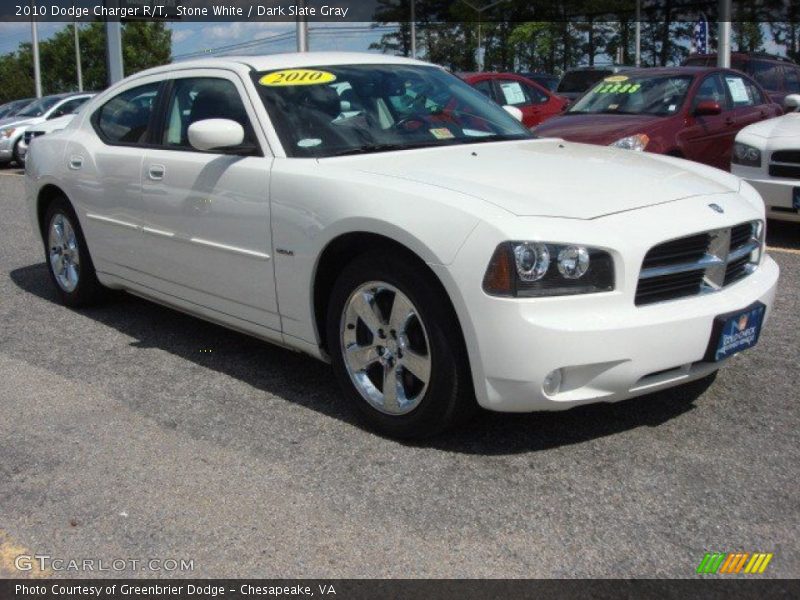 Stone White / Dark Slate Gray 2010 Dodge Charger R/T