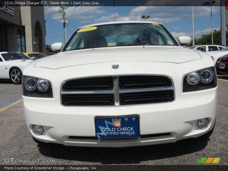 Stone White / Dark Slate Gray 2010 Dodge Charger R/T
