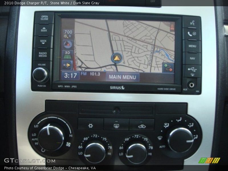 Stone White / Dark Slate Gray 2010 Dodge Charger R/T