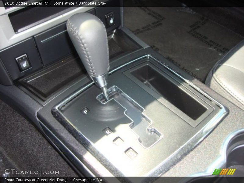 Stone White / Dark Slate Gray 2010 Dodge Charger R/T