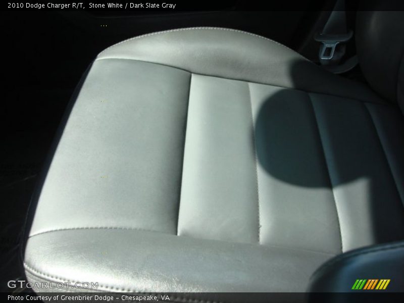 Stone White / Dark Slate Gray 2010 Dodge Charger R/T