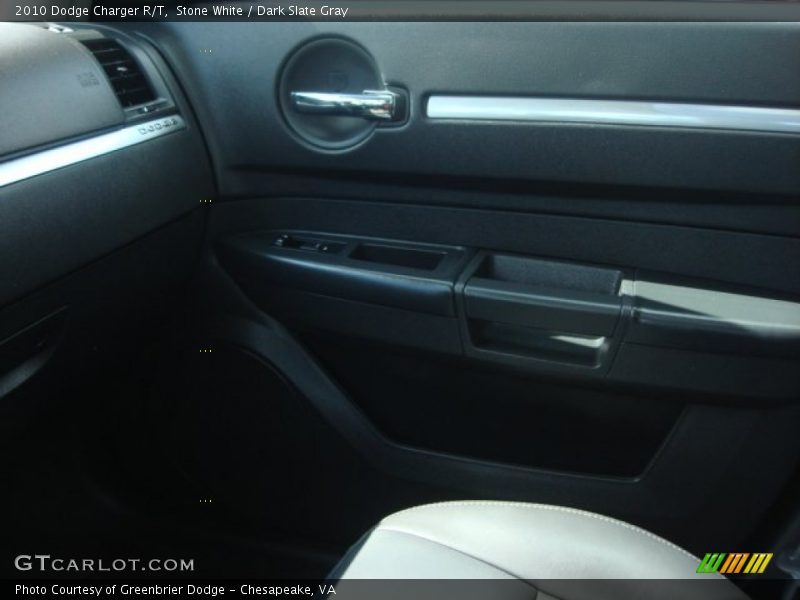 Stone White / Dark Slate Gray 2010 Dodge Charger R/T