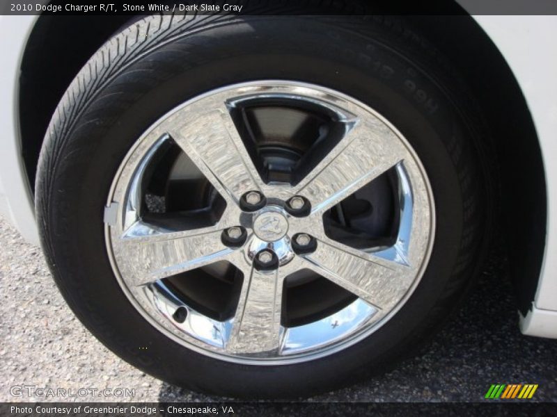 Stone White / Dark Slate Gray 2010 Dodge Charger R/T