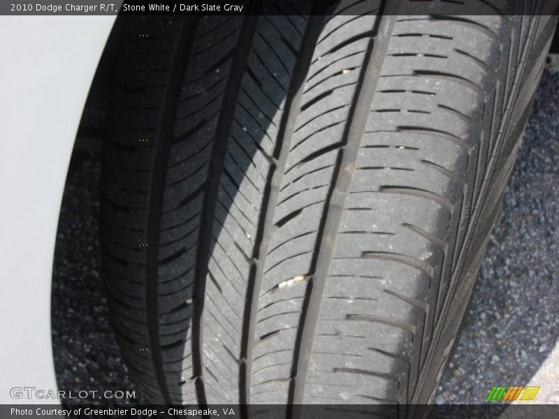 Stone White / Dark Slate Gray 2010 Dodge Charger R/T