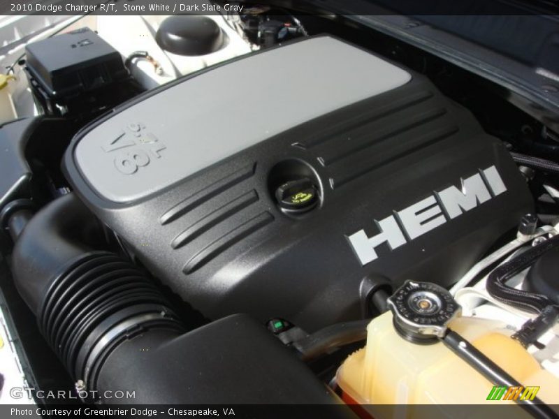 Stone White / Dark Slate Gray 2010 Dodge Charger R/T