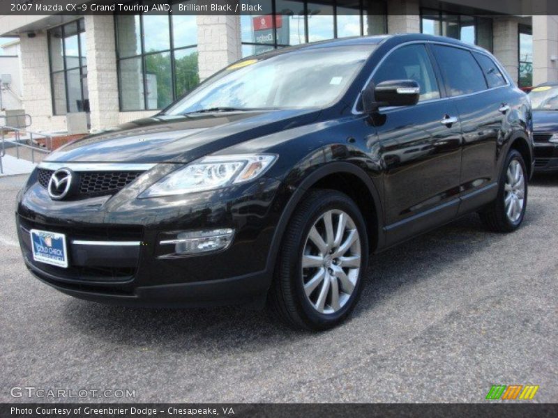 Brilliant Black / Black 2007 Mazda CX-9 Grand Touring AWD