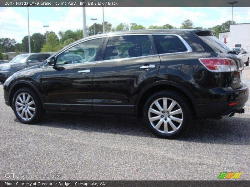 Brilliant Black / Black 2007 Mazda CX-9 Grand Touring AWD