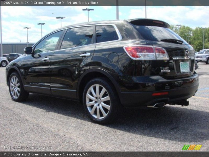 Brilliant Black / Black 2007 Mazda CX-9 Grand Touring AWD
