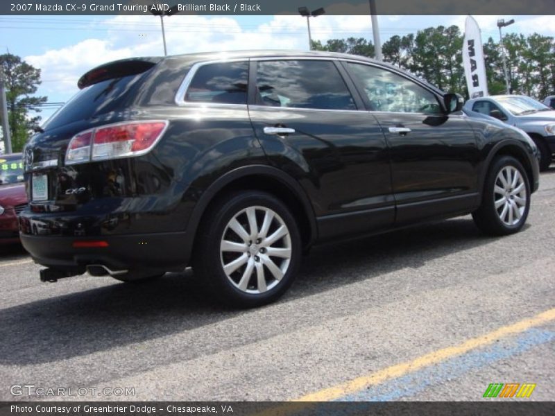 Brilliant Black / Black 2007 Mazda CX-9 Grand Touring AWD
