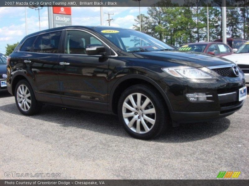 Brilliant Black / Black 2007 Mazda CX-9 Grand Touring AWD