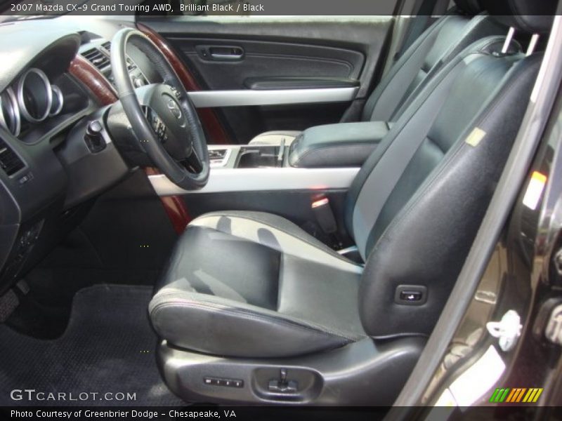 Brilliant Black / Black 2007 Mazda CX-9 Grand Touring AWD