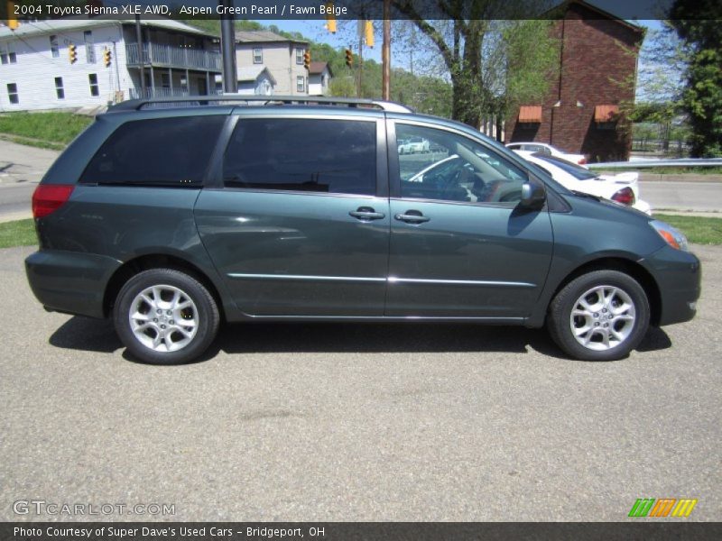 Aspen Green Pearl / Fawn Beige 2004 Toyota Sienna XLE AWD