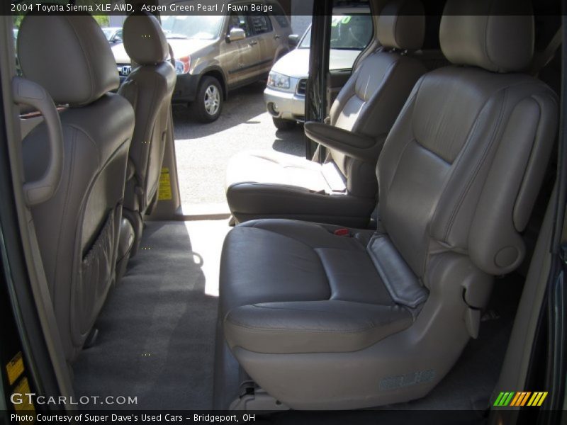 Aspen Green Pearl / Fawn Beige 2004 Toyota Sienna XLE AWD