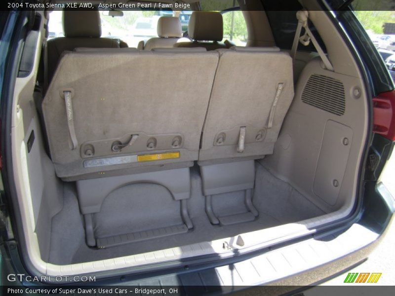 Aspen Green Pearl / Fawn Beige 2004 Toyota Sienna XLE AWD