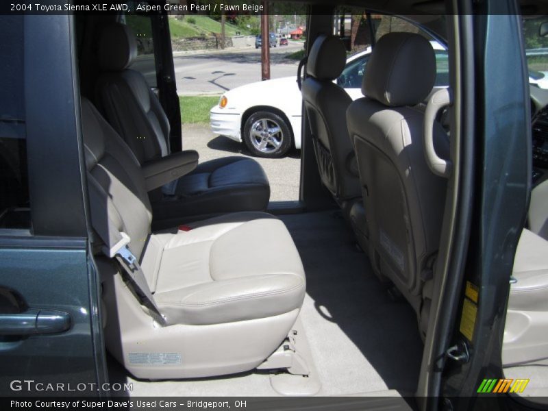 Aspen Green Pearl / Fawn Beige 2004 Toyota Sienna XLE AWD