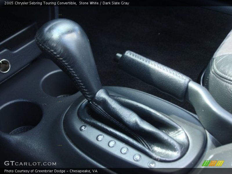 Stone White / Dark Slate Gray 2005 Chrysler Sebring Touring Convertible