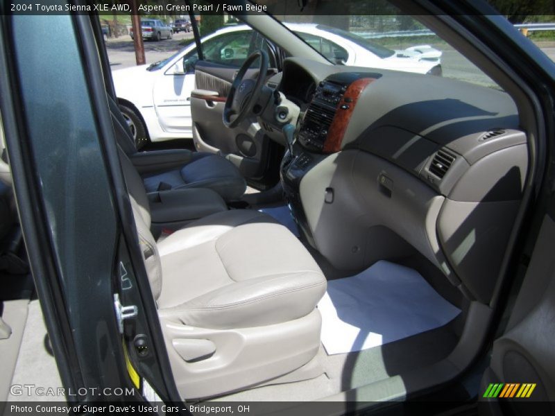 Aspen Green Pearl / Fawn Beige 2004 Toyota Sienna XLE AWD