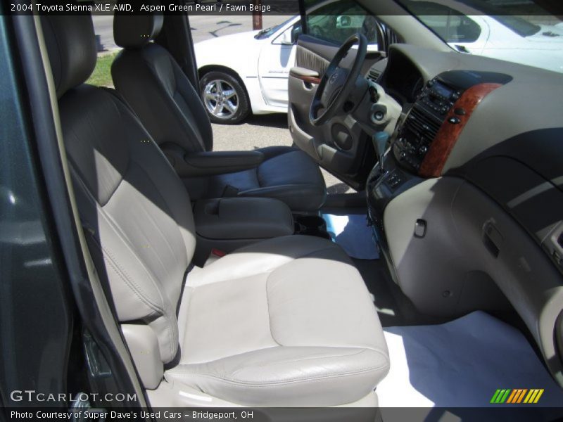 Aspen Green Pearl / Fawn Beige 2004 Toyota Sienna XLE AWD