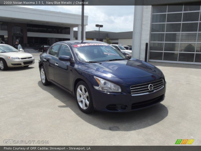 Navy Blue Metallic / Charcoal 2009 Nissan Maxima 3.5 S