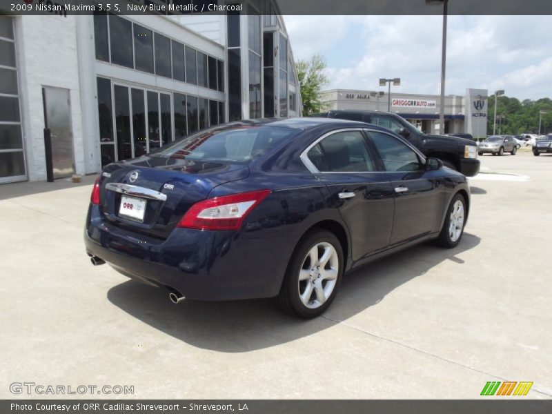 Navy Blue Metallic / Charcoal 2009 Nissan Maxima 3.5 S