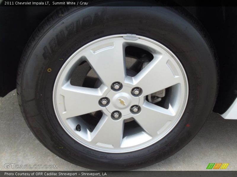 Summit White / Gray 2011 Chevrolet Impala LT