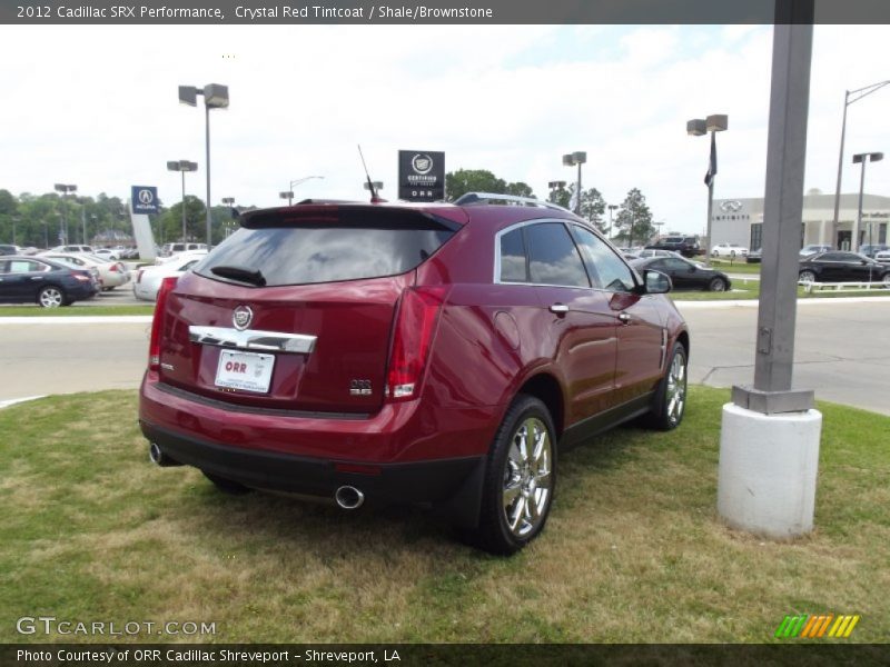 Crystal Red Tintcoat / Shale/Brownstone 2012 Cadillac SRX Performance