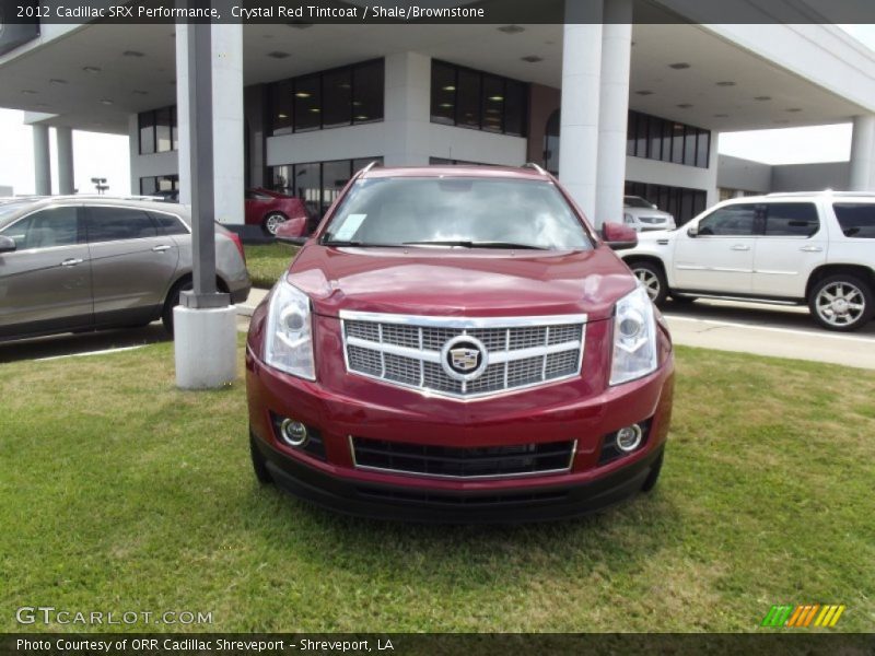 Crystal Red Tintcoat / Shale/Brownstone 2012 Cadillac SRX Performance