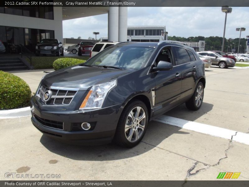 Gray Flannel Metallic / Titanium/Ebony 2012 Cadillac SRX Performance