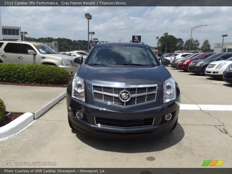 Gray Flannel Metallic / Titanium/Ebony 2012 Cadillac SRX Performance