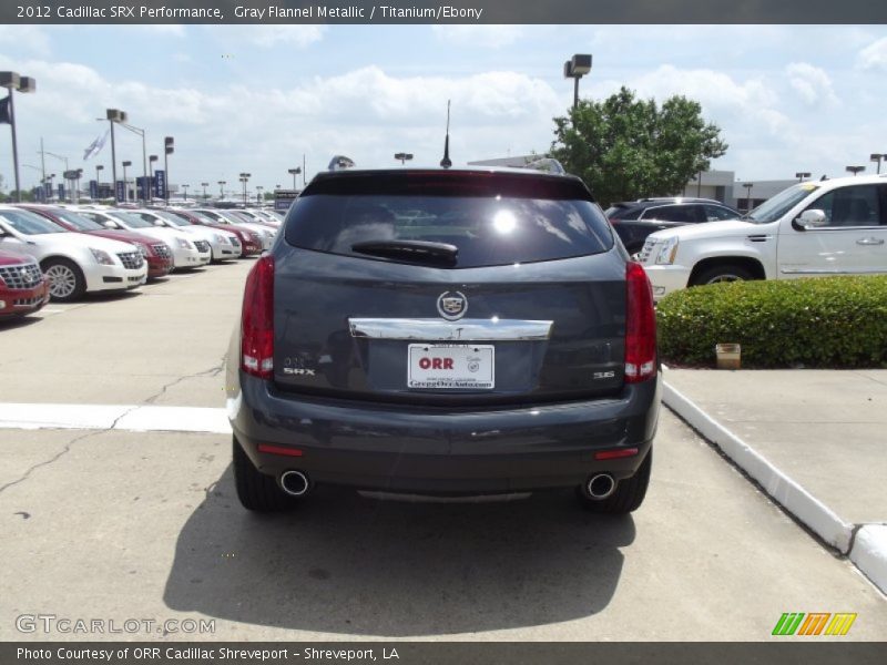 Gray Flannel Metallic / Titanium/Ebony 2012 Cadillac SRX Performance