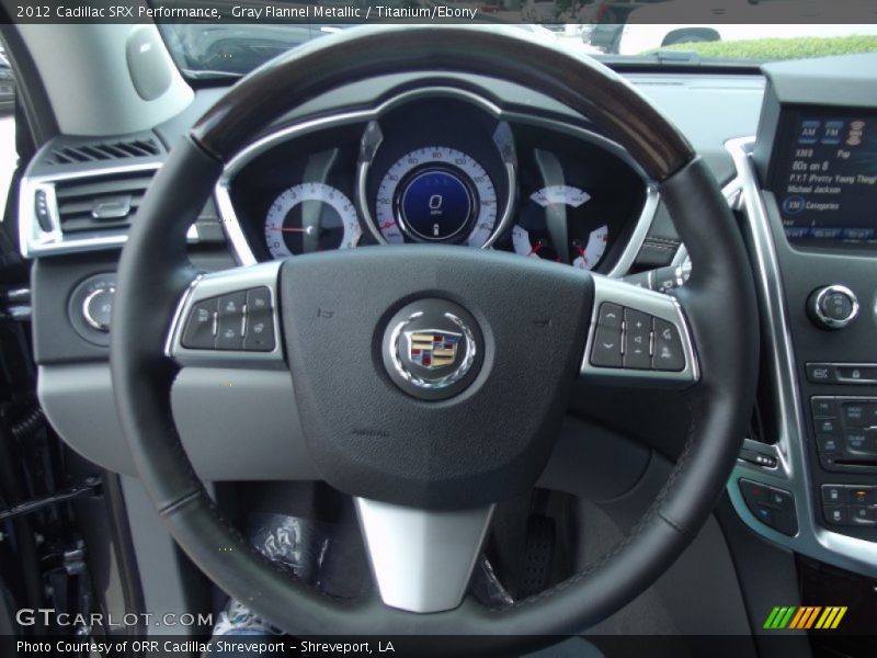 Gray Flannel Metallic / Titanium/Ebony 2012 Cadillac SRX Performance