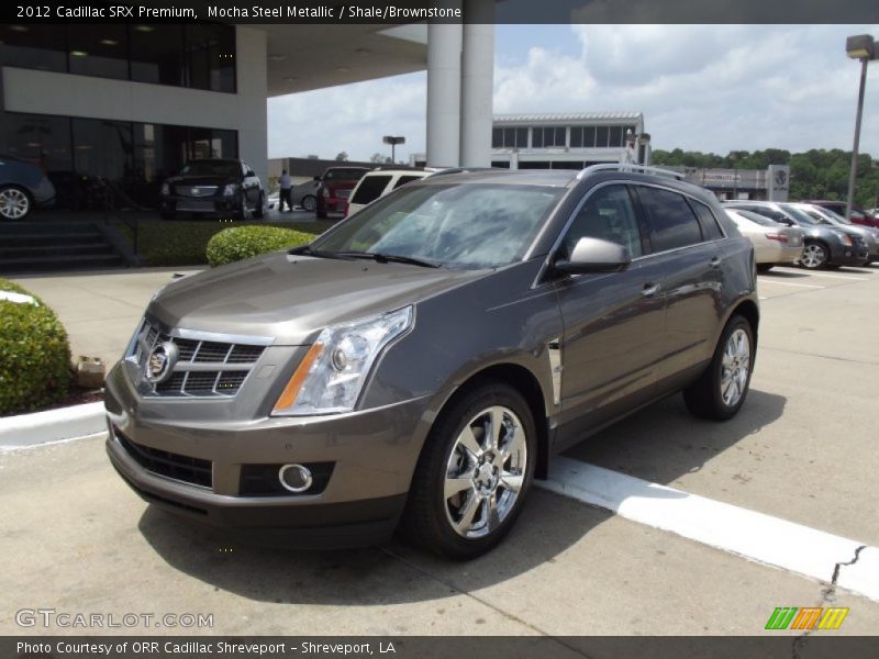 Mocha Steel Metallic / Shale/Brownstone 2012 Cadillac SRX Premium