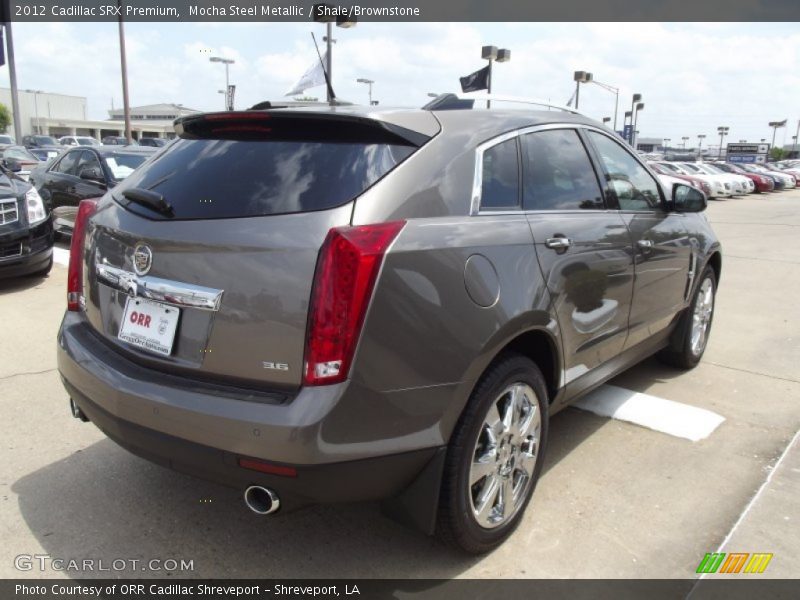 Mocha Steel Metallic / Shale/Brownstone 2012 Cadillac SRX Premium