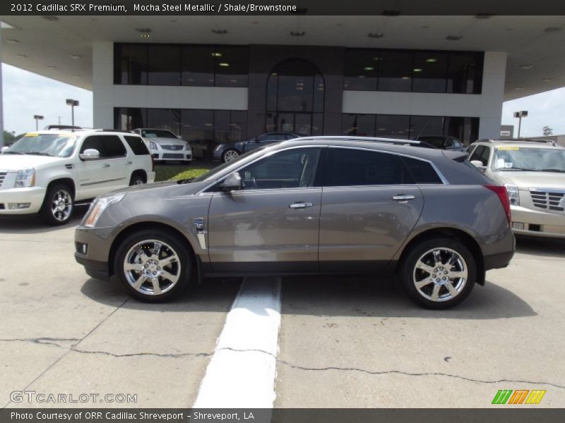 Mocha Steel Metallic / Shale/Brownstone 2012 Cadillac SRX Premium