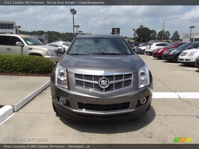Mocha Steel Metallic / Shale/Brownstone 2012 Cadillac SRX Premium
