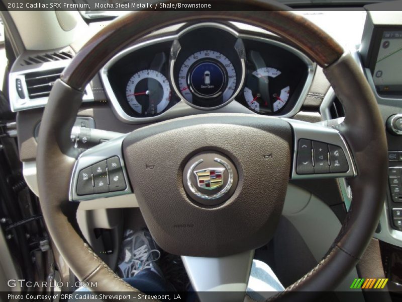 Mocha Steel Metallic / Shale/Brownstone 2012 Cadillac SRX Premium