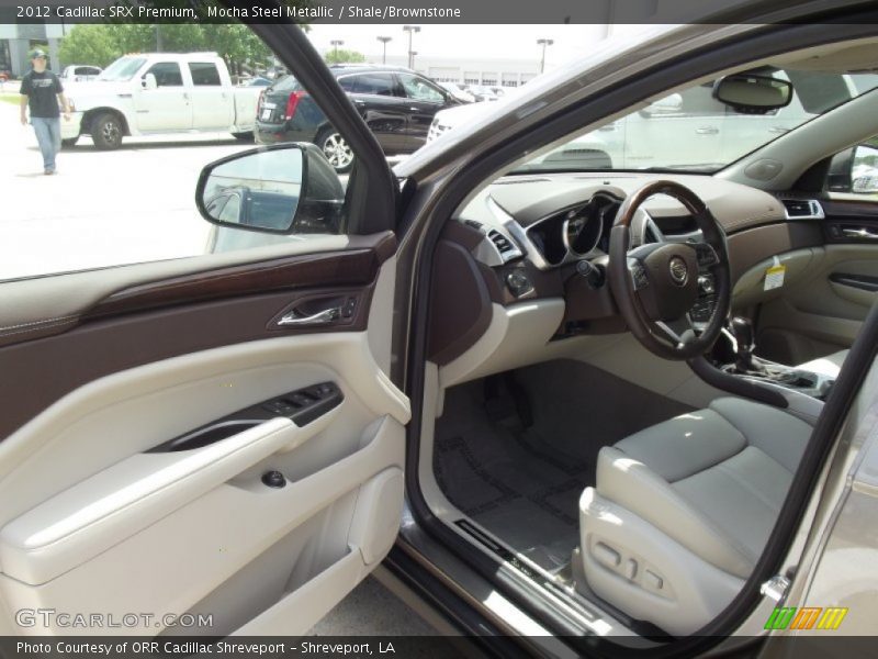 Mocha Steel Metallic / Shale/Brownstone 2012 Cadillac SRX Premium